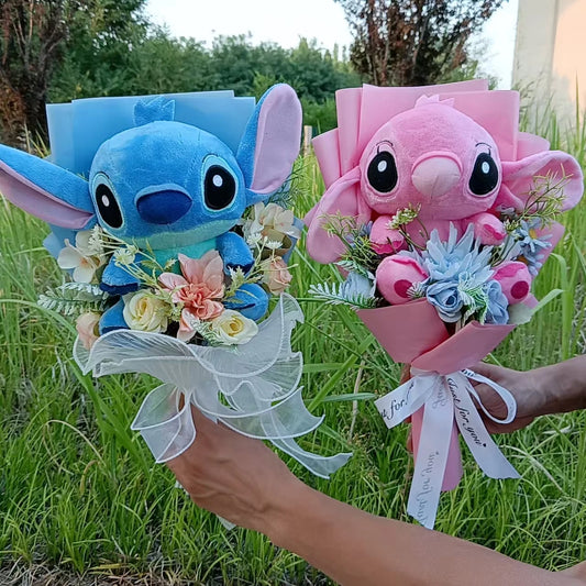 StitcziLove - Bukiet z pluszakiem